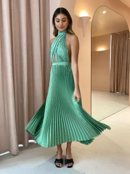 L'Idee Renaissance Gown In Sea Green Size 8 for rent on The Volte - image 1