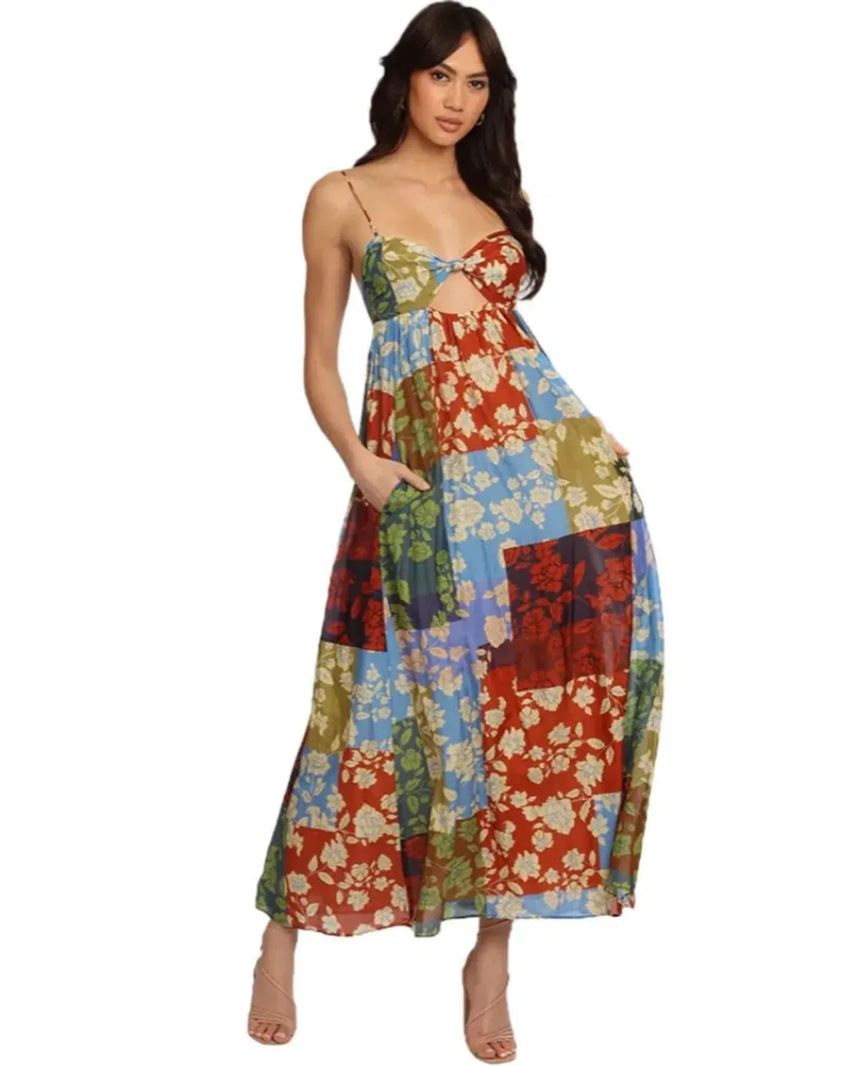 Bec & Bridge Woodstock Maxi Dress Multi Print Size 6 - Image 1