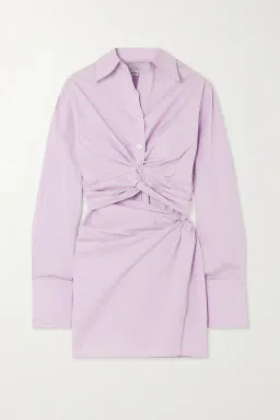 Anna Quan Dress Lola Shirt Dress Lilac Size 12 for rent on The Volte - image 4