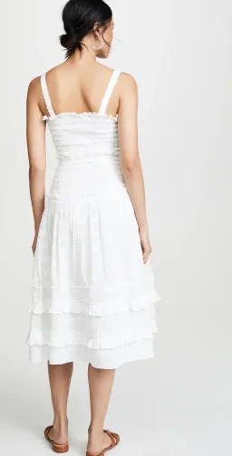 Steele Datsy Midi Dress White Size 6  for rent on The Volte - image 5