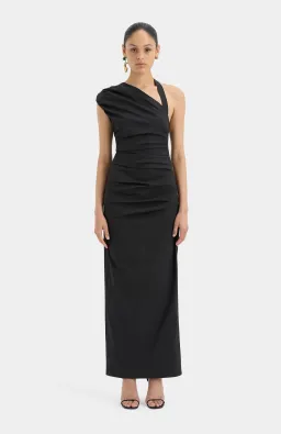 Sir the Label Giacomo Gathered Gown Black Size 12 for rent on The Volte - image 1