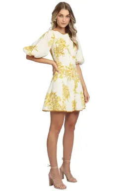 Zimmermann Empire Mini Dress White Size 14 AU for rent on The Volte - image 2