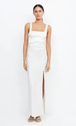 Bec & Bridge The Dreamer Square Neck Dress Ivory Size 10 for rent on The Volte - image 4