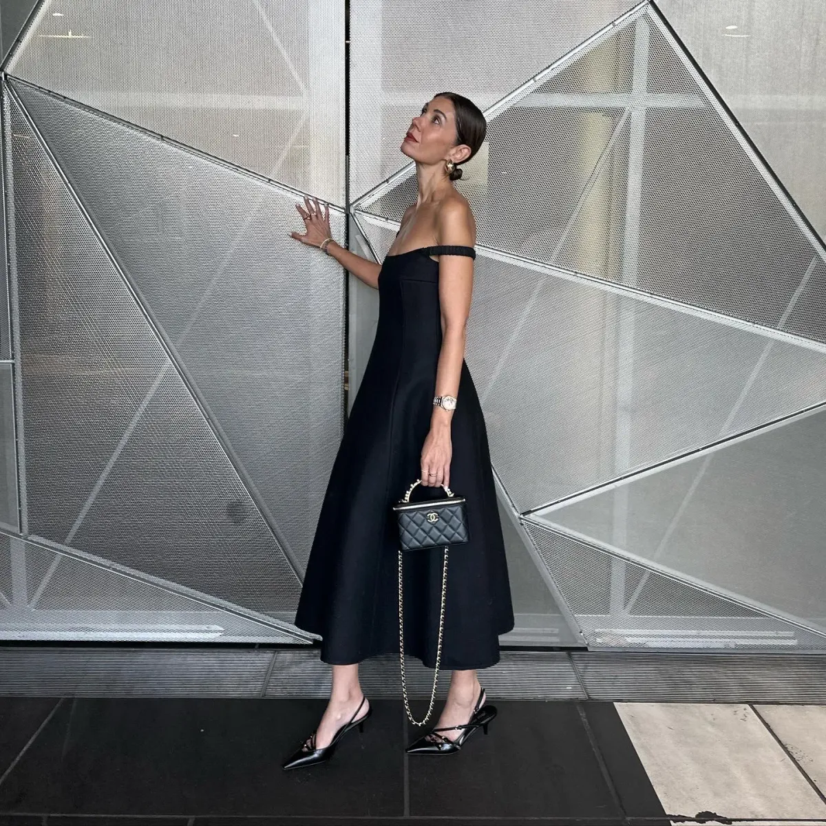 Khaite NY black midi dress - Image 3