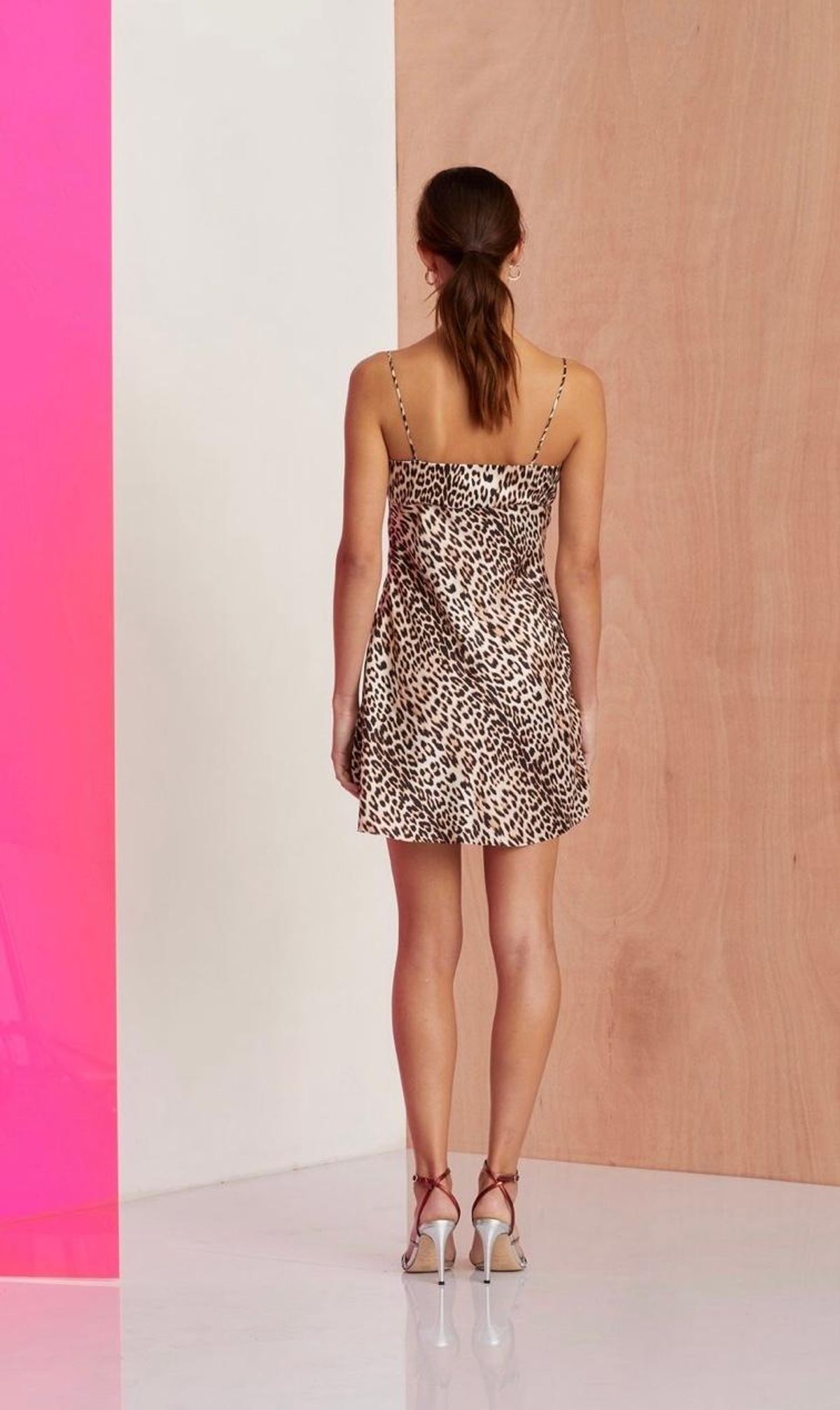 Bec & Bridge Feline Mini Dress Print Size 6 - Image 3