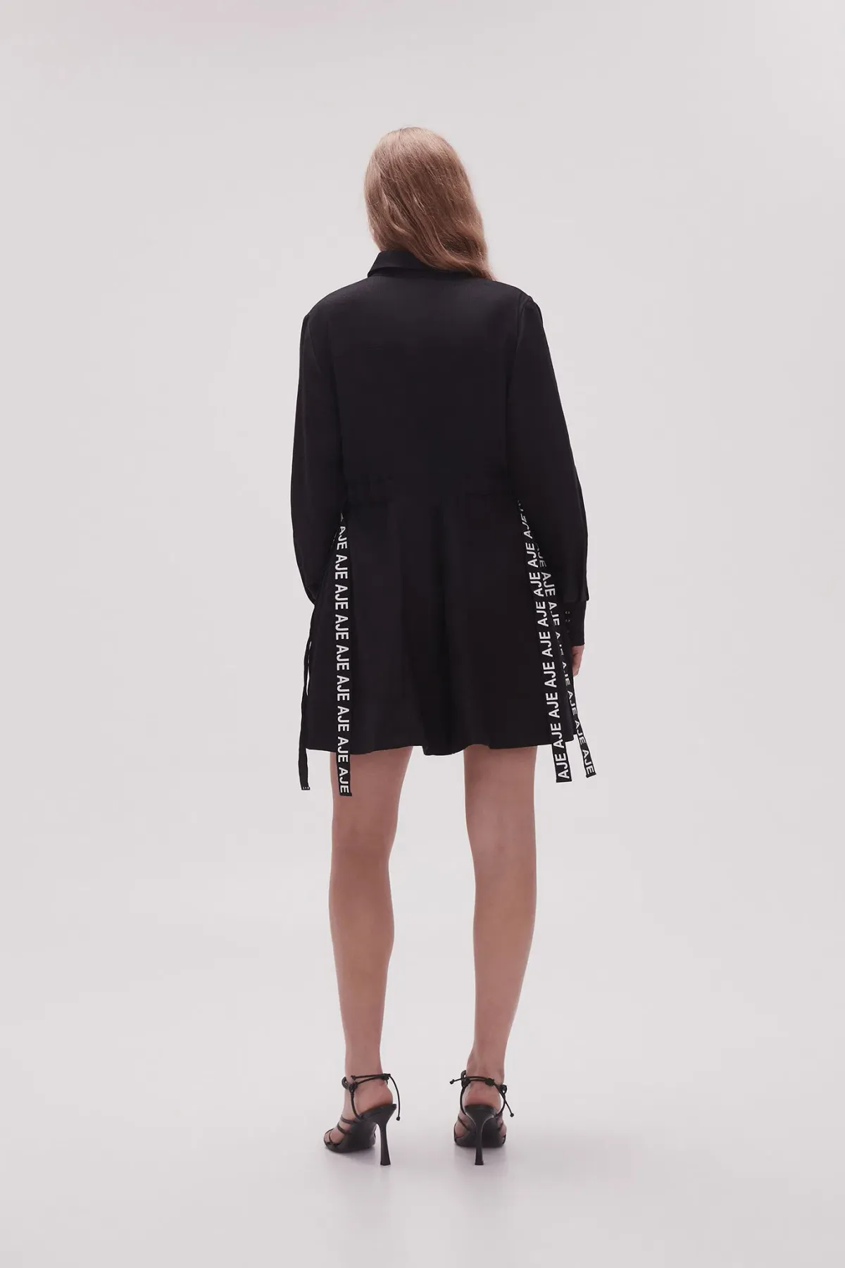 Aje Eternal Logo Mini Dress Black Size 16 - Image 2