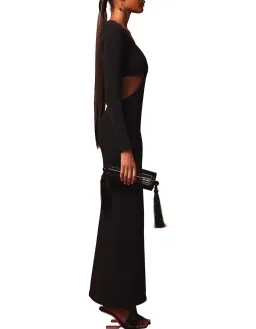 Cult Gaia Jana Cut Out Knit Dress Black Size L /AU 12 for rent on The Volte - image 2