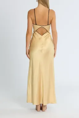 Bec and Bridge Hazel Maxi Dress in Wheat Size 6 for rent on The Volte - image 4
