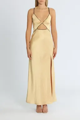 Bec and Bridge Hazel Maxi Dress in Wheat Size 8 for rent on The Volte - image 2