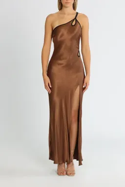 Bec and Bridge Kehlani Maxi Dress in Chocolate Size 6 for rent on The Volte - image 3