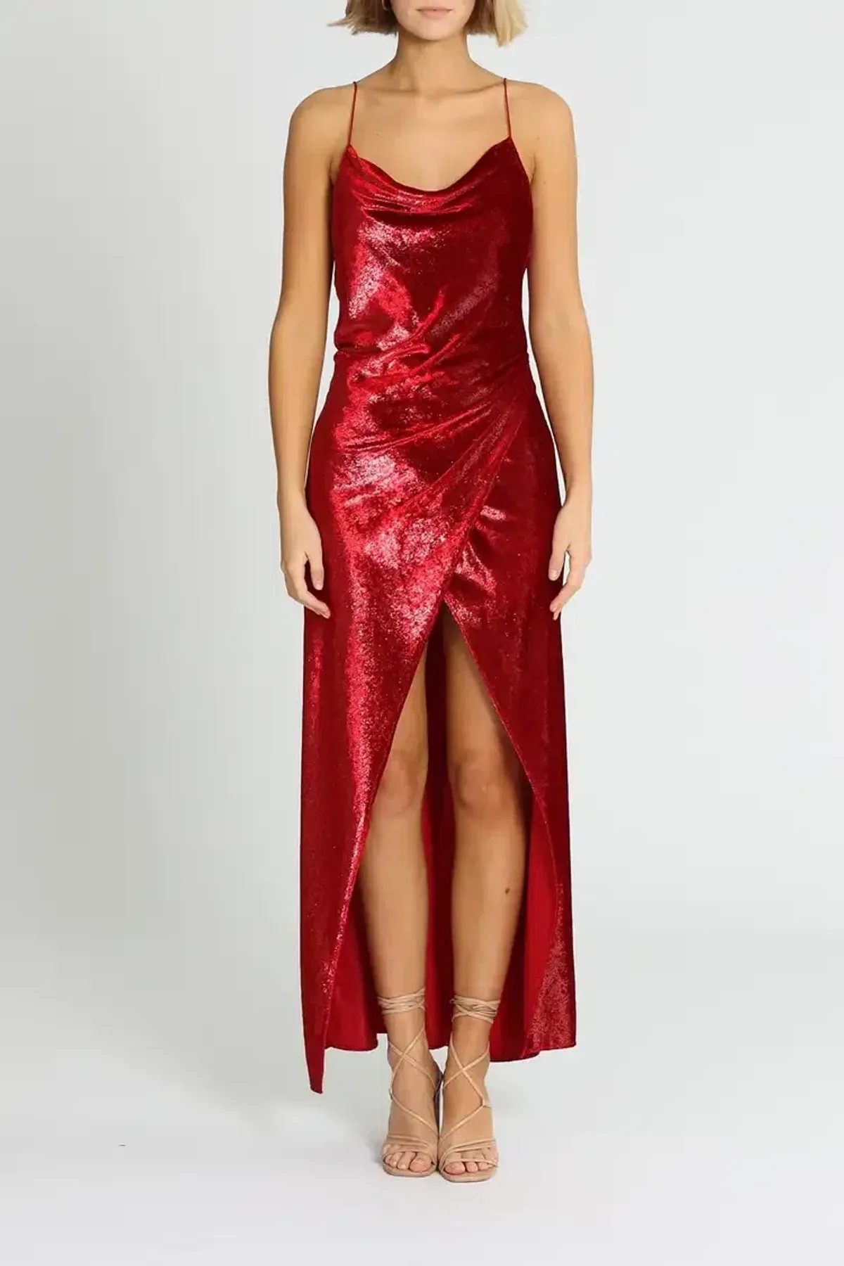 Camilla and Marc Mickey Slip Dress in Red Size 10 - Image 2
