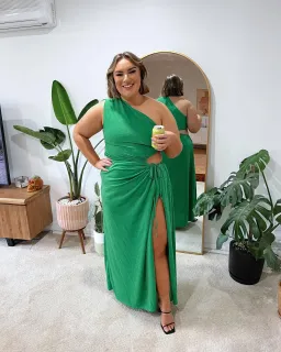 Sonya Moda Nour Maxi Dress Forest Green Size 16 for rent on The Volte - image 1
