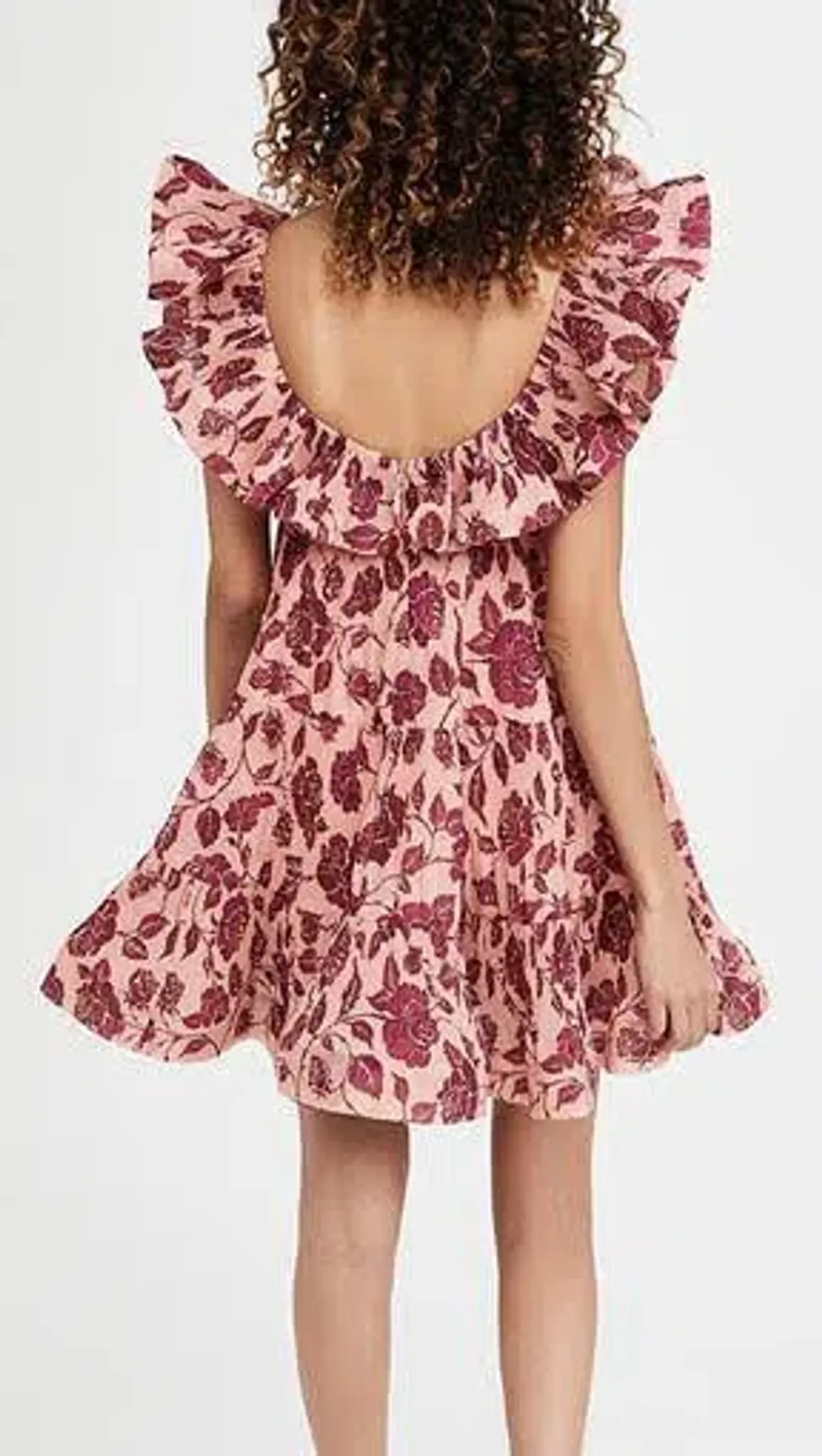 Zimmermann Lovestruck Pleated Mini Dress Floral Size 2 / AU 12 - Image 3