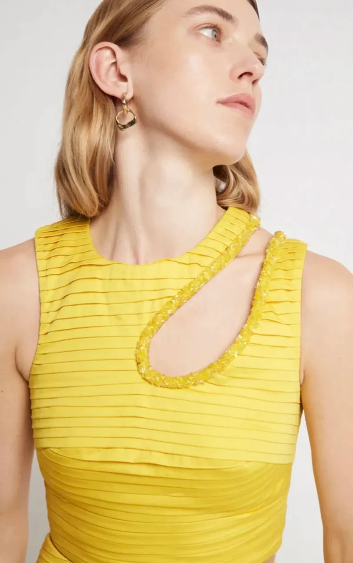 Aje Jolie Abstract Cut Out Top Size 14 & Jolie Asymmetric Midi Skirt Size 12 - Image 4