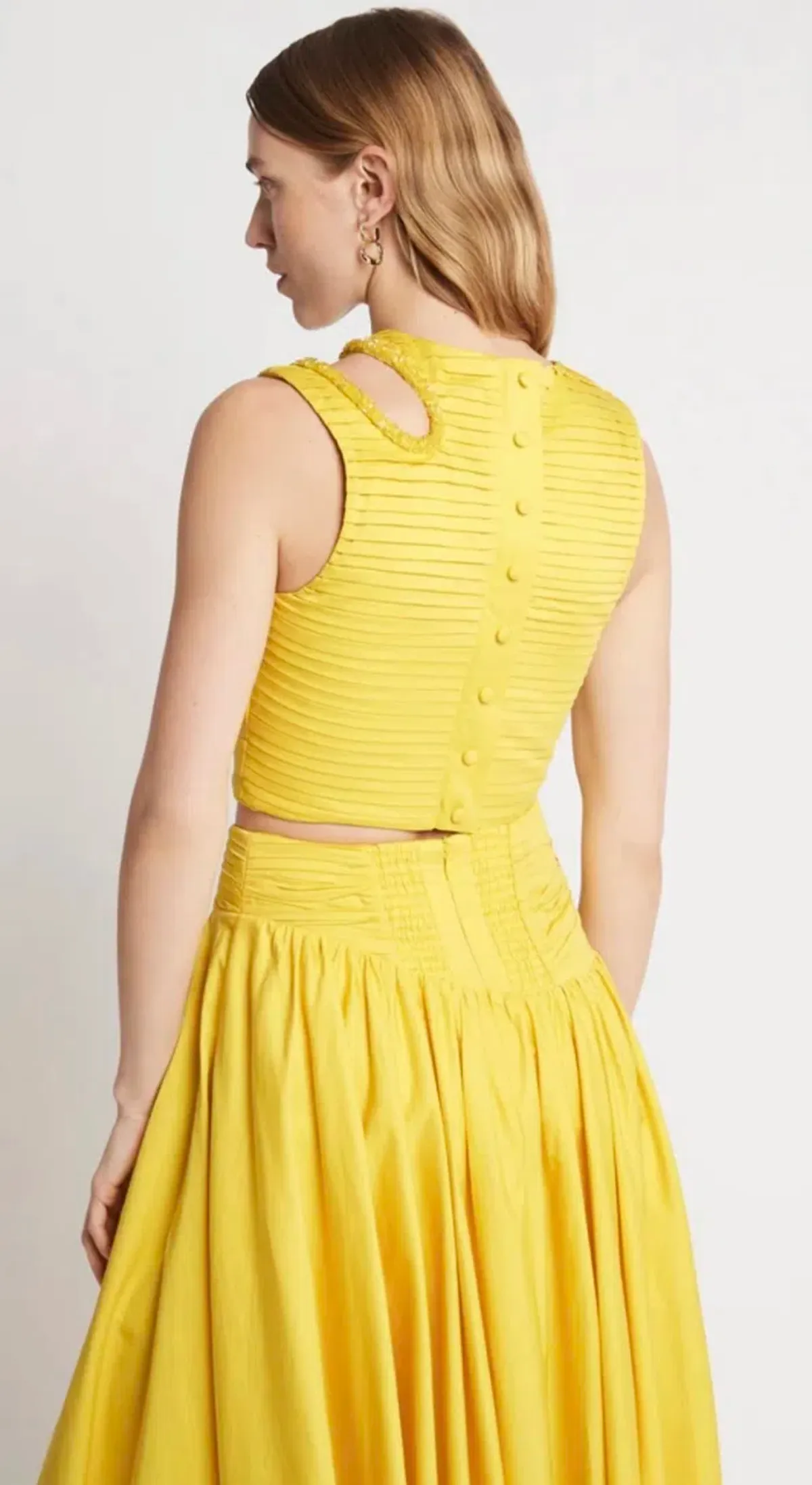 Aje Jolie Abstract Cut Out Top Size 14 & Jolie Asymmetric Midi Skirt Size 12 - Image 3