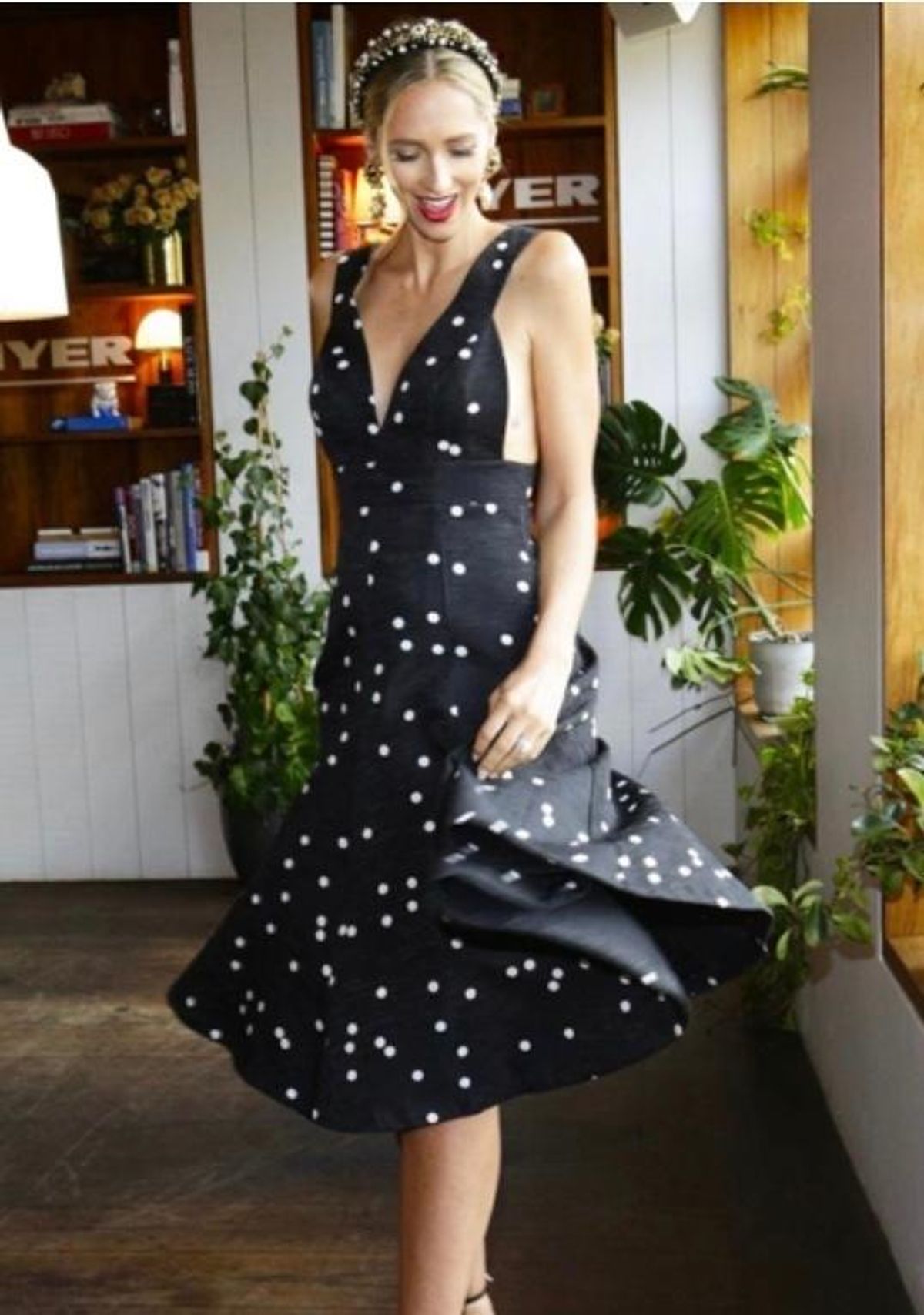 By Johnny Confetti V Shape Ball Dress Size 10 - Image 4