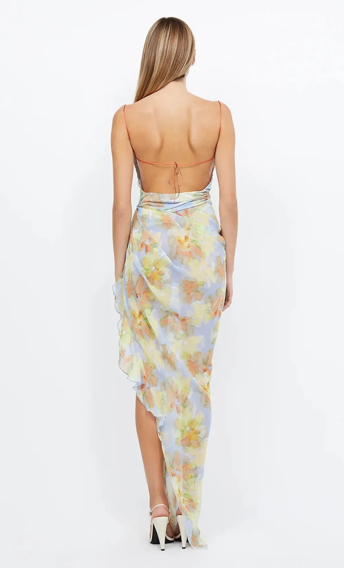 Bec & Bridge Zephy Asym Dress Floral Size 8 - Image 3