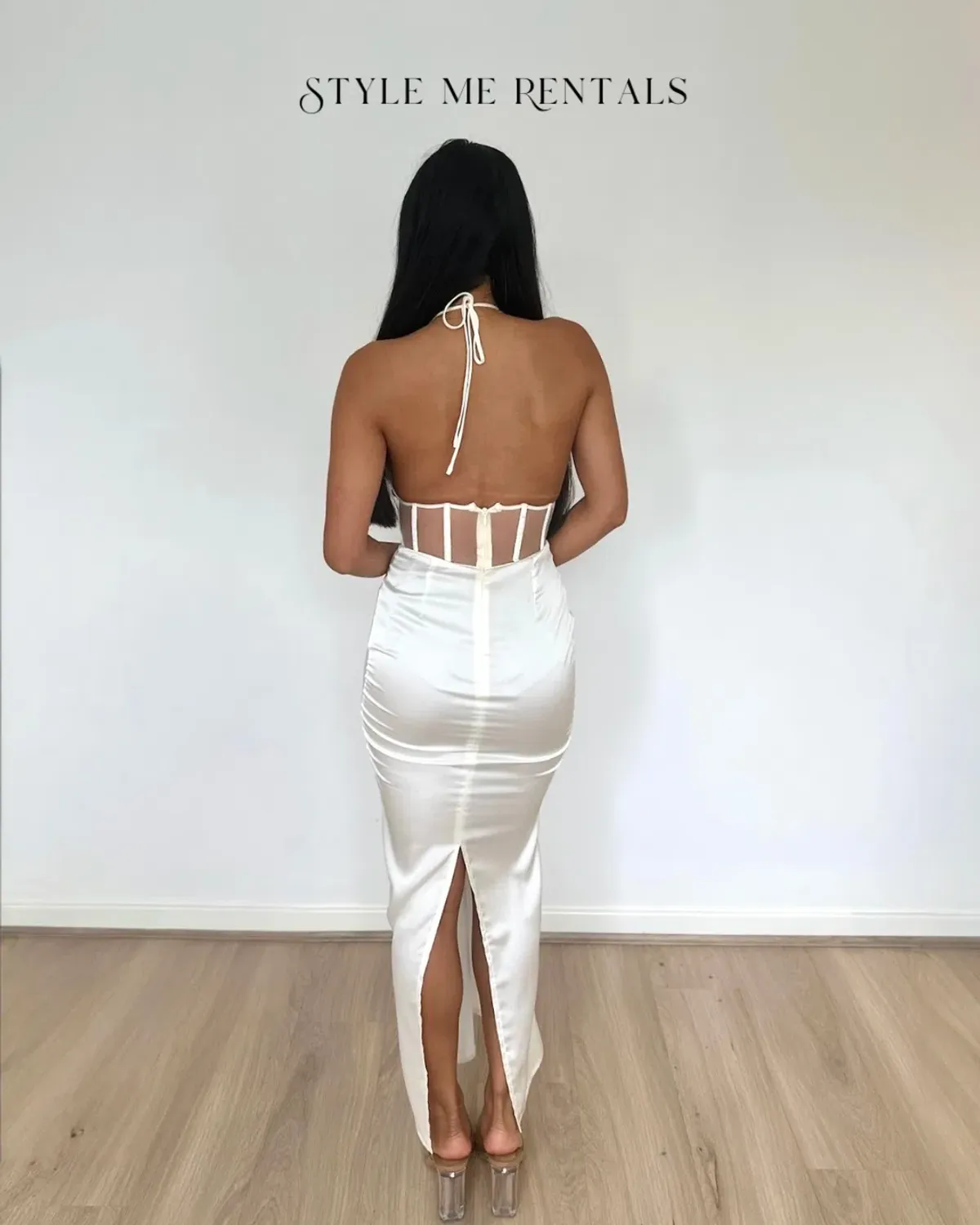 Derma Department Harlow Midi Dress White Size 10 - Image 5