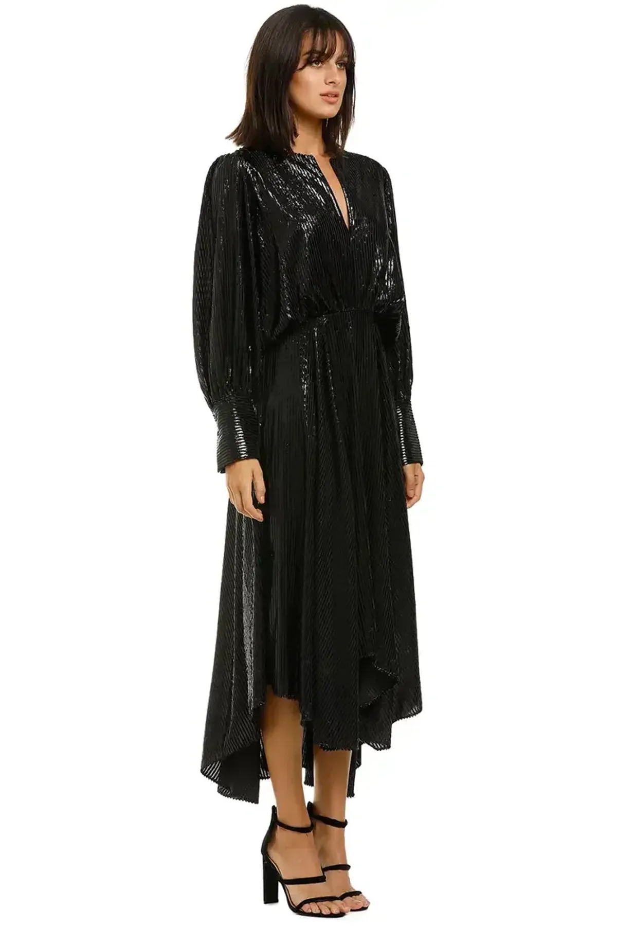 Camilla and Marc Emelie Waisted Dress in Black Size 14 - Image 2