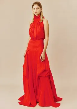 Ginger & Smart Infinite Galaxies Gown Red Size 6 for rent on The Volte - image 2