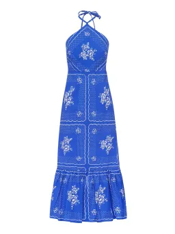 Alice McCall Midnight Sky Midi Dress Royal Blue Size 10 for rent on The Volte - image 6
