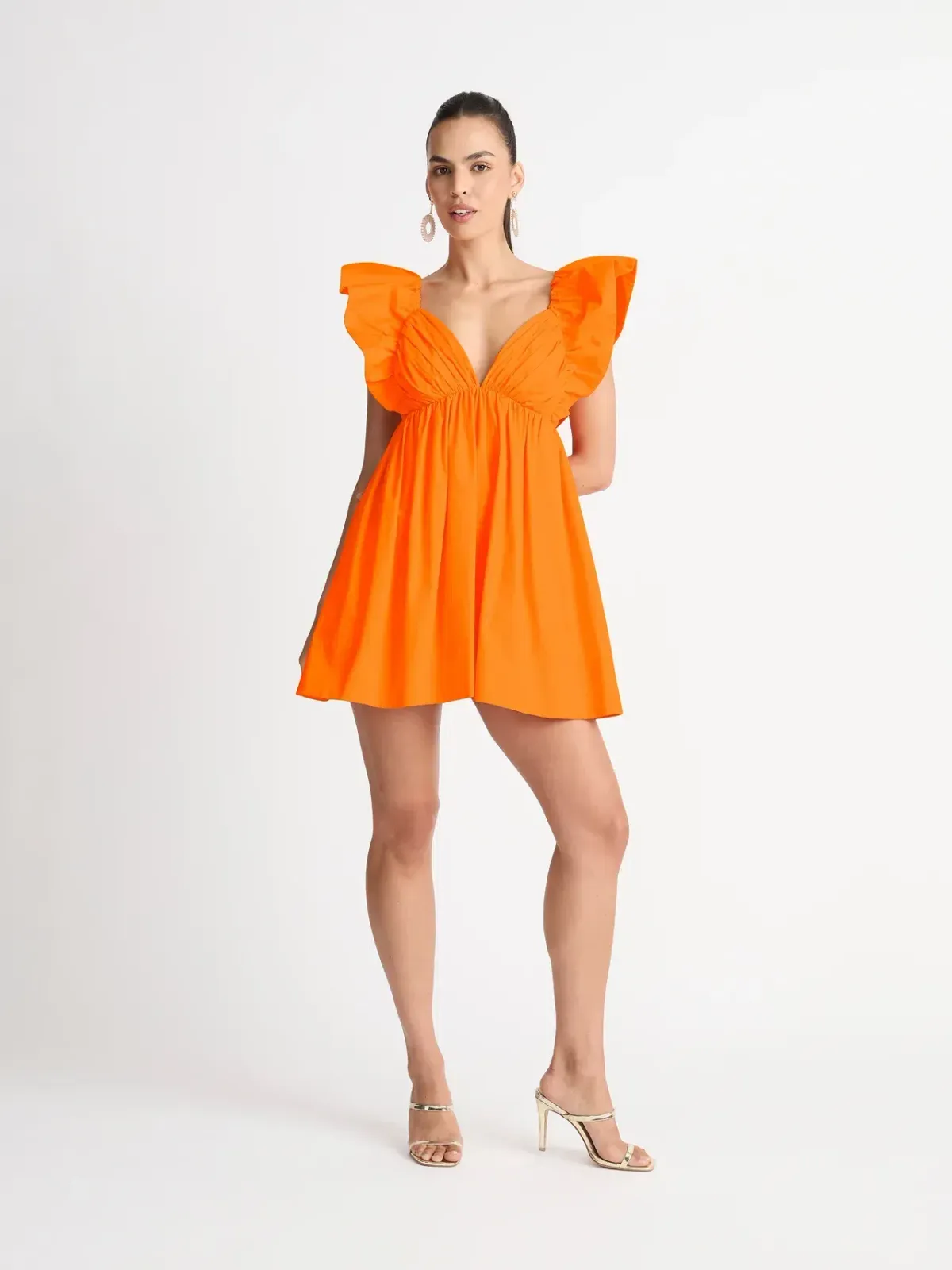 Sheike Bermuda Mini Dress Orange Size 10 - Image 1