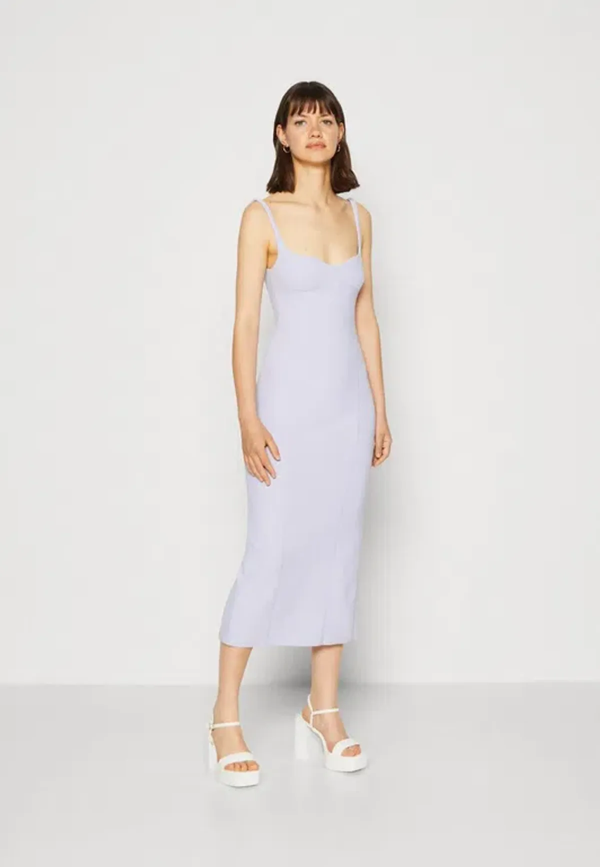 Bec & Bridge Zoey Midi Dress Lilac Size 6 - Image 1