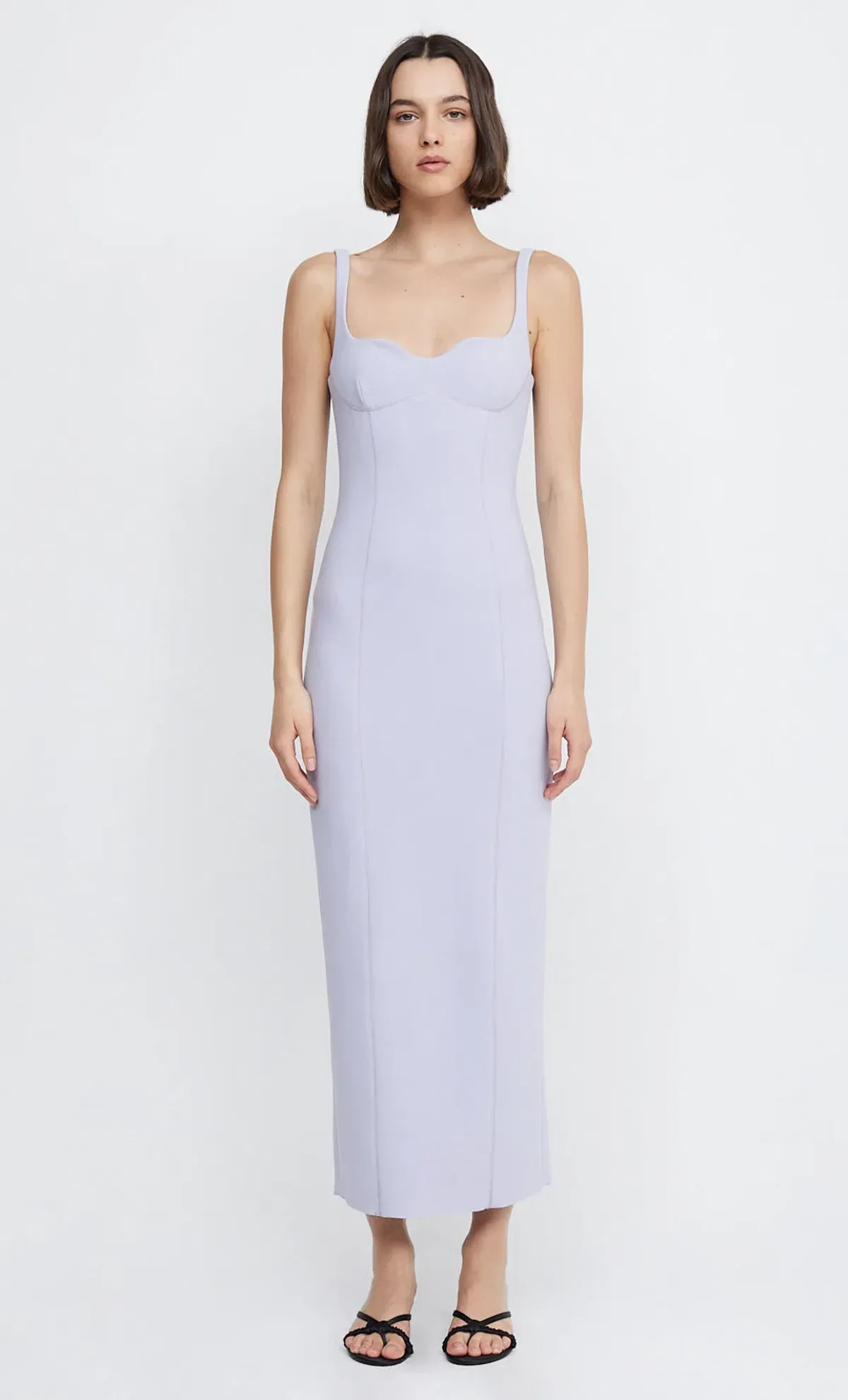 Bec & Bridge Zoey Midi Dress Lilac Size 6 - Image 3