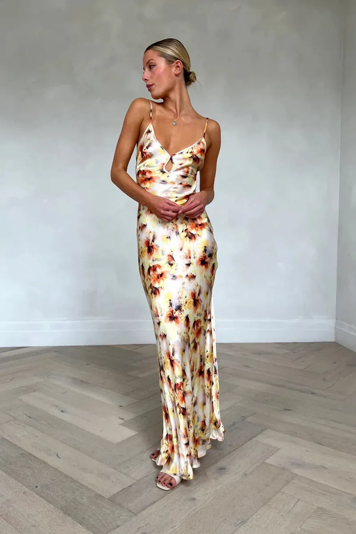Bec & Bridge Cedar City Maxi Dress Sunset Yellow Size Au 6 - Image 1