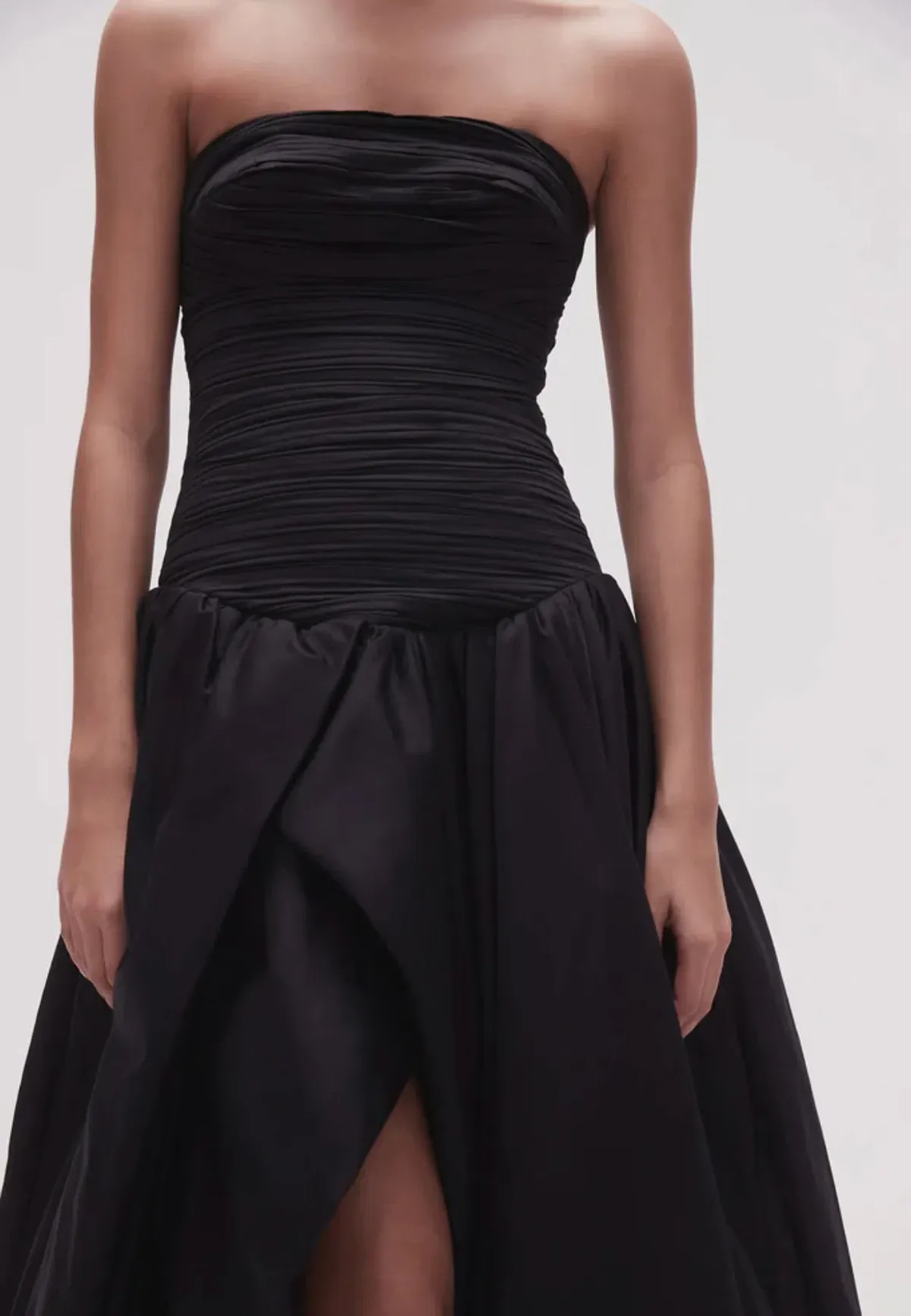 Aje Violette Bubble Hem Maxi Dress Black Size 4 - Image 2