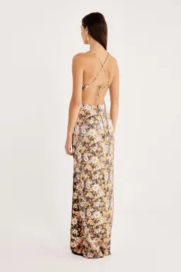 Rumer The Label  Paloma Cut Out Gown Floral Size XS/Au 6 for rent on The Volte - image 2