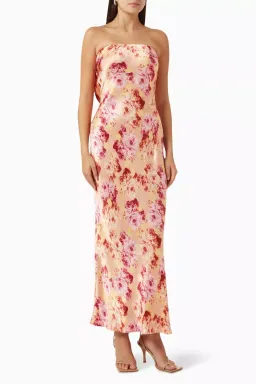 Bec & Bridge Moon Dance Strapless Dress Belle Floral Size 8 for rent on The Volte - image 2