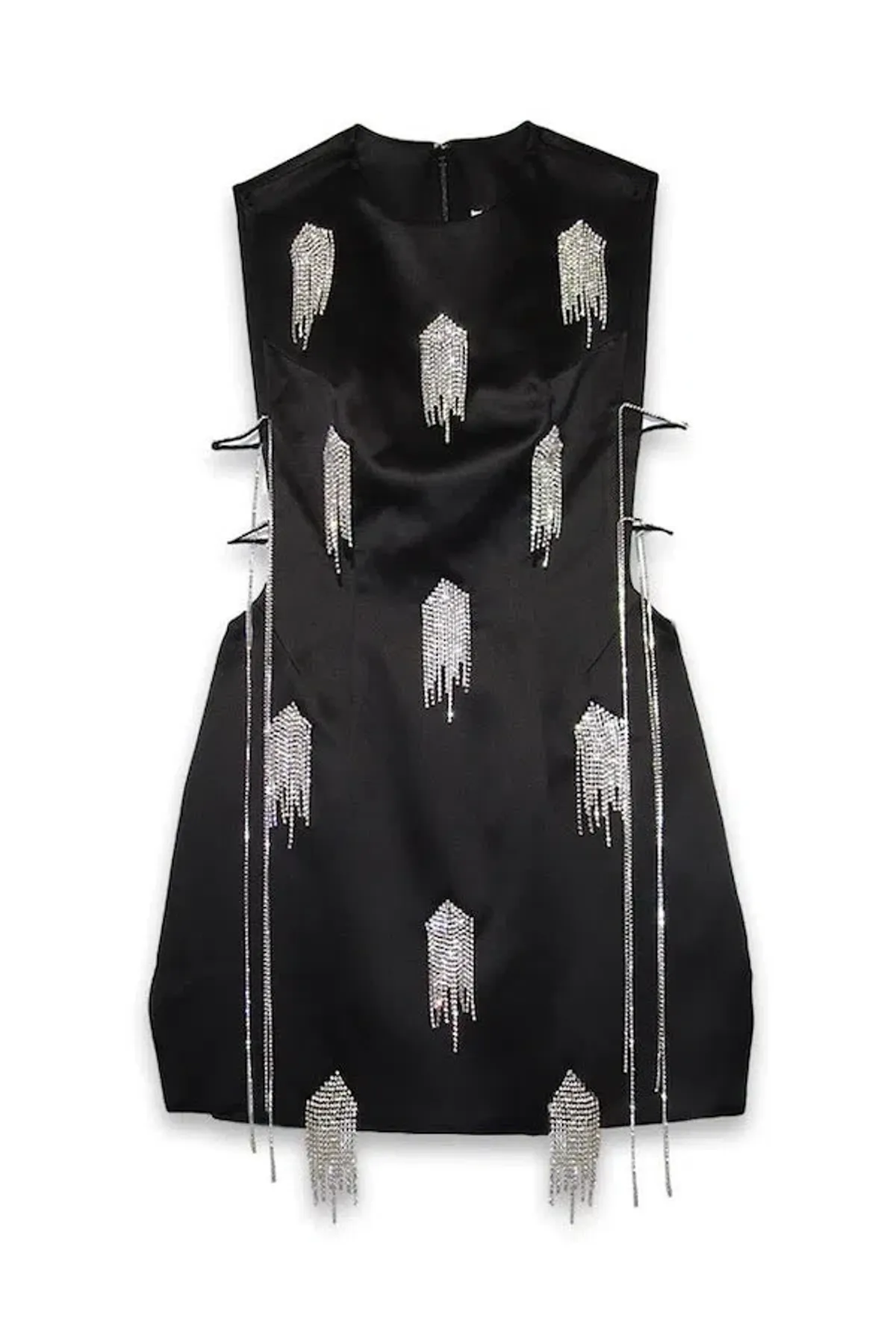 Kourh Onirique Crystal Mini Dress Black Size 10 - Image 2