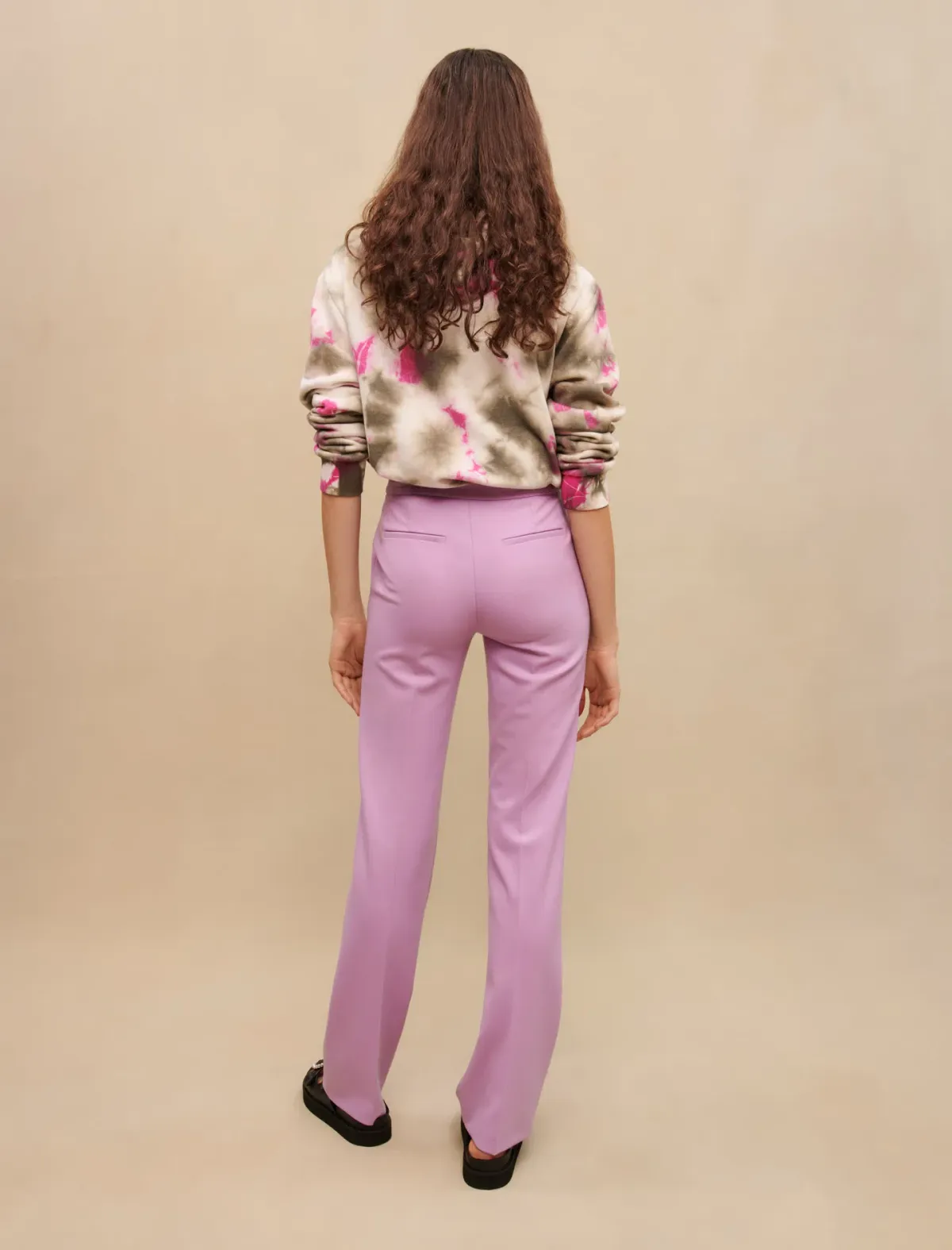 Maje Co-ord Two-Piece Suit Lilac Size 10 - Image 5