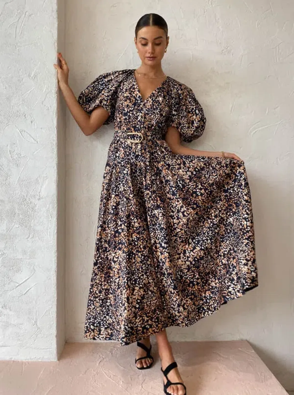 Acler Warner Dress in Wild Dot Print Size 10 - Image 3