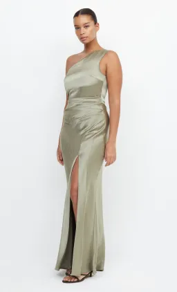Bec & Bridge The Dreamer Asym Dress Sage Size 8 for rent on The Volte - image 4