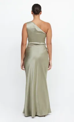 Bec & Bridge The Dreamer Asym Dress Sage Size 8 for rent on The Volte - image 5
