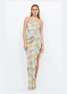 Bec & Bridge Zephy Asym Dress Floral Size AU 10 for rent on The Volte - image 1
