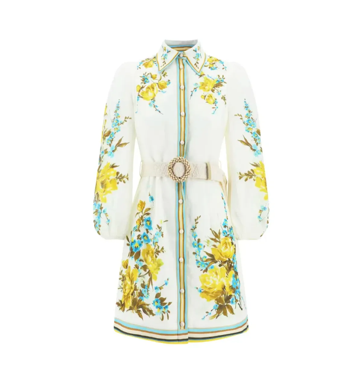 Zimmermann Halcyon Shirt Dress Floral Size 1 / AU 10 - Image 5