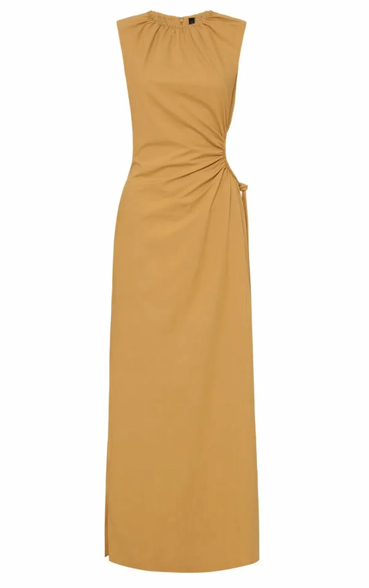 Sir the Label Dion Cut Out Maxi Dress Camel Size 6 - Image 7