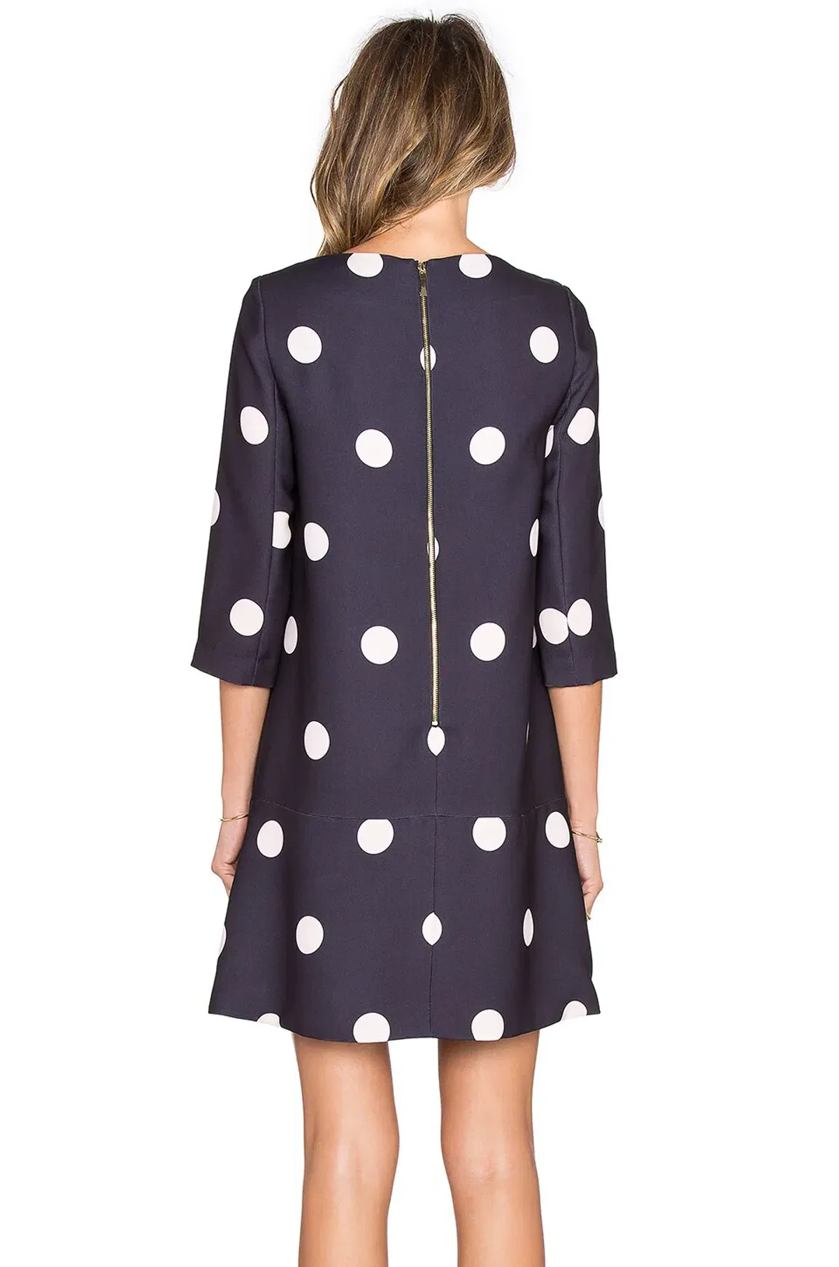 Kate Spade Polka Dot Flounce Dress Print Size 00 / AU 4 - Image 3