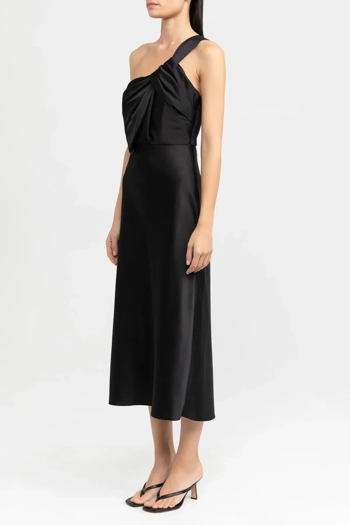Significant Other Macy Midi Dress Black Size 10 - Image 4