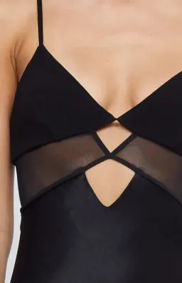 Bec & Bridge Ashton Cut Out Mesh Maxi Dress in Black Size 6 AU for rent on The Volte - image 2