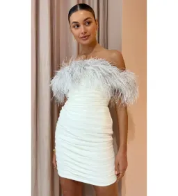 Rachel Gilbert Zion Mini Dress in Ivory Size 0/AU6 for rent on The Volte - image 1