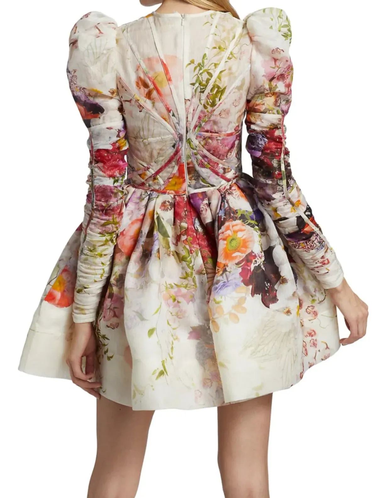 Zimmermann Prima Panelled Mini Dress Floral Size 0 / AU 6 or 8 - Image 3