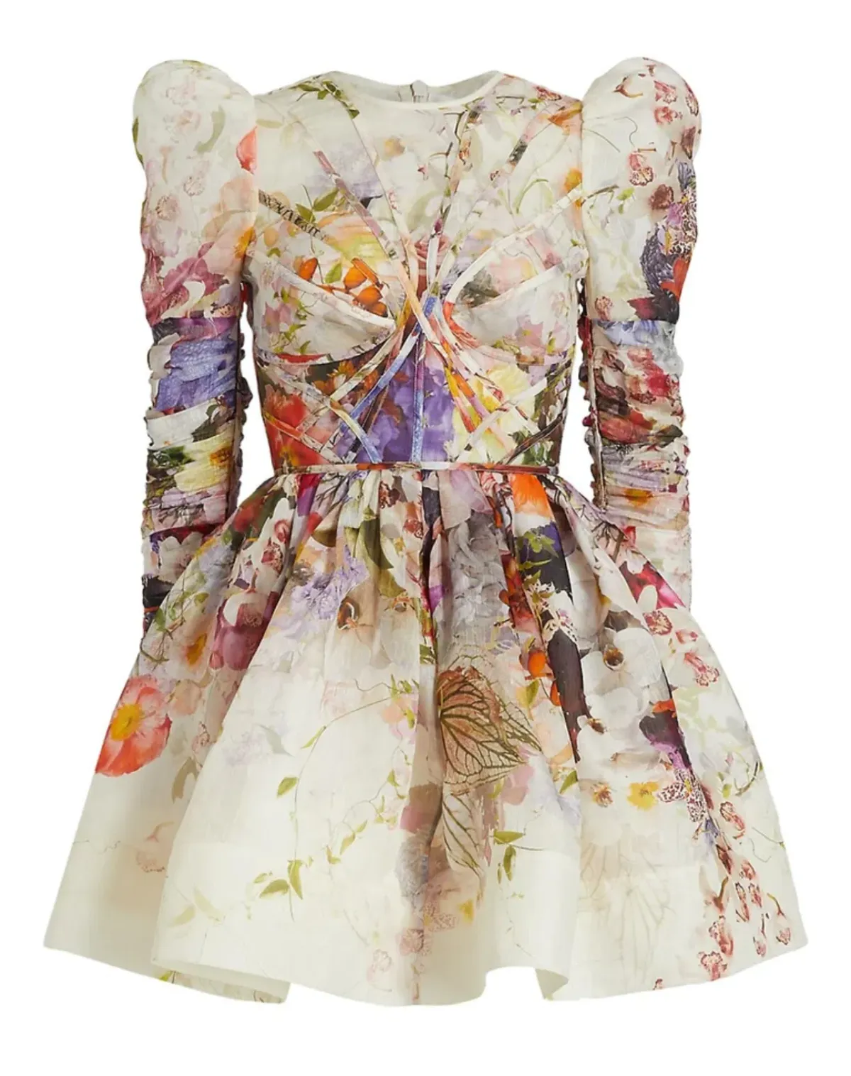 Zimmermann Prima Panelled Mini Dress Floral Size 0 / AU 6 or 8 - Image 6