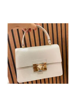 Furla Top Handle Venere Bag in Grey Cream for rent on The Volte - image 1