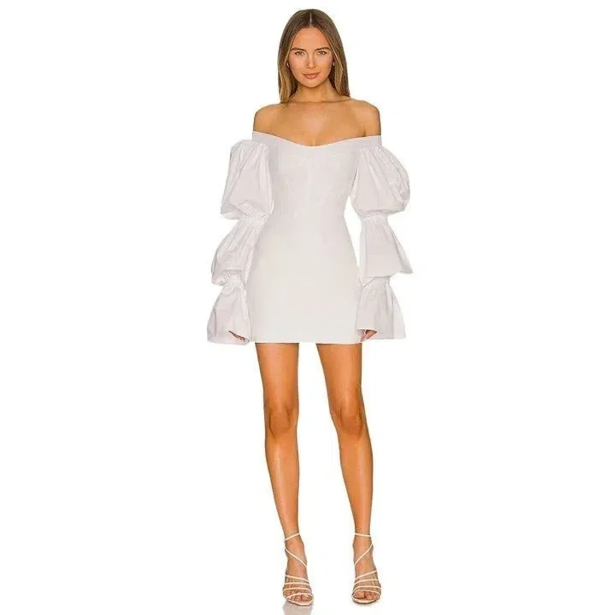 Natalie Rolt Kenzy Mini Dress White Size 2 / AU 10 - Image 2