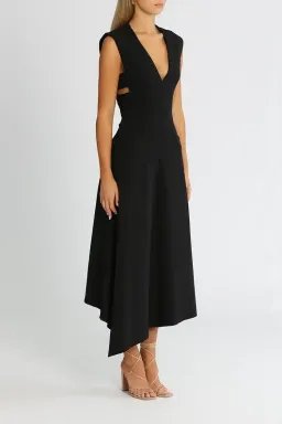 Camilla and Marc Aberdeen Midi Dress in Black Size 6 for rent on The Volte - image 2