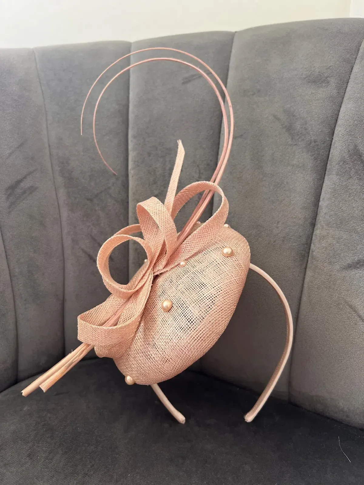 Melbourne Cup Day Best Dress - Thurley Utopia Lace Midi Dress in Seashell Pink with choice of 1 fascinator - Image 6
